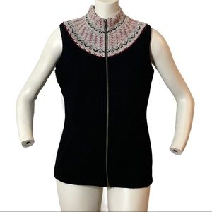 WOOLRICH Nordic Full Zip Sweater Vest